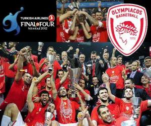 yapboz Olympiakos Piraeus, Euroleague Basketball 2012 şampiyonu